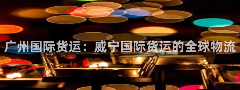 尊龙z6网址：广州国际货运：威宁国际货运的全球物流