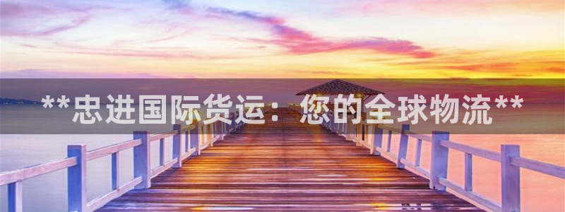 尊龙登录地址：**忠进国际货运：您的全球物流**