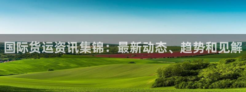 尊龙凯时老板是谁：国际货运资讯集锦：最新动态、趋势和见解