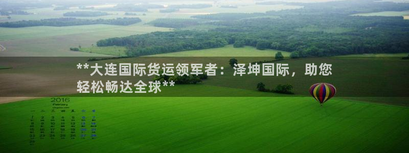 尊龙d88官网so问来就送38：**大连国际货运领军者：
