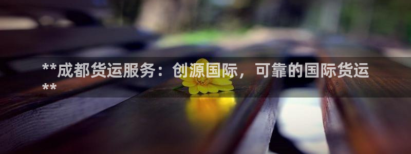 尊龙凯时有假么：**成都货运服务：创源国际，可靠的国际货