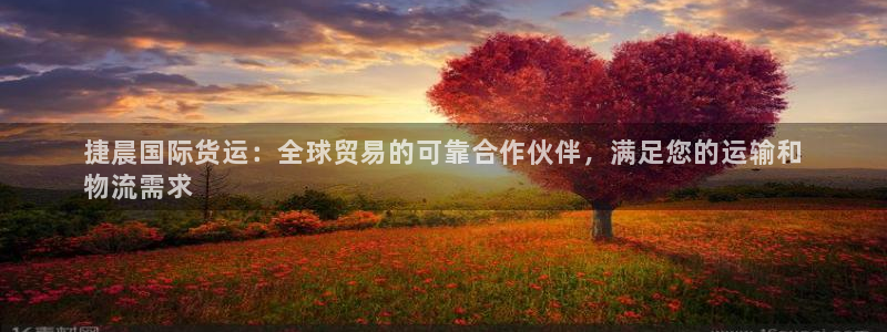 尊龙凯时官方网站下载：捷晨国际货运：全球贸易的可靠合作伙