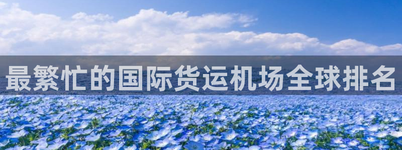尊龙凯时官方网页：最繁忙的国际货运机场全球排名