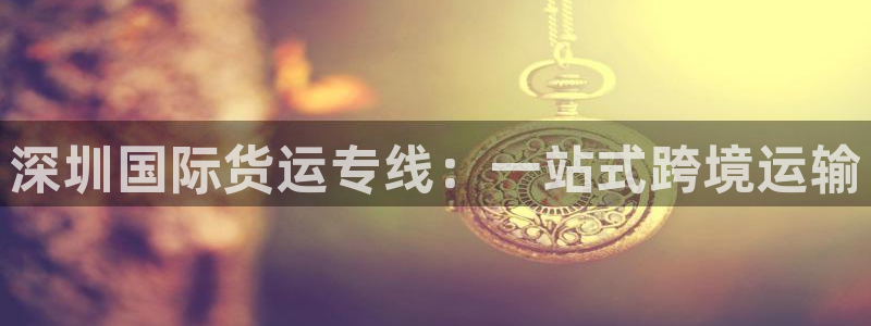 尊龙凯时取款不成功：深圳国际货运专线：一站式跨境运输