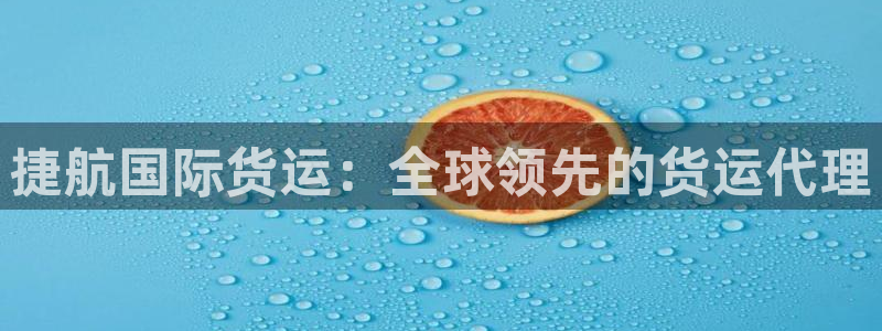 尊龙凯时平台入口：捷航国际货运：全球领先的货运代理