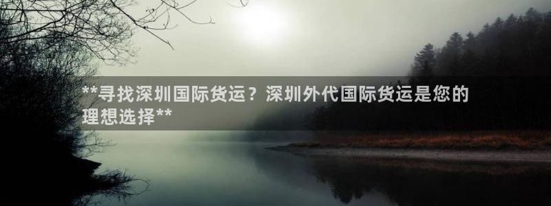 尊龙官网在哪里：**寻找深圳国际货运？深圳外代国际货运是