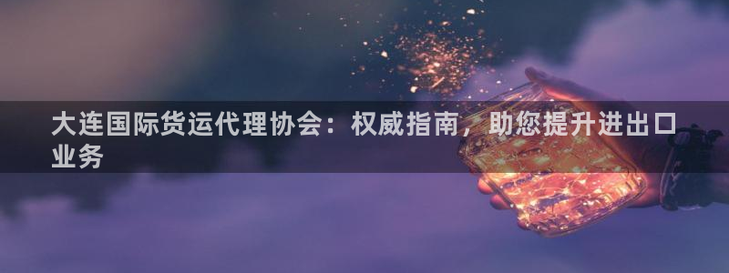 尊龙凯时网站首页手机登录：大连国际货运代理协会：权威指南