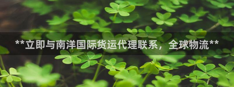 尊龙人生就是博d88官方网站：**立即与南洋国际货运代理